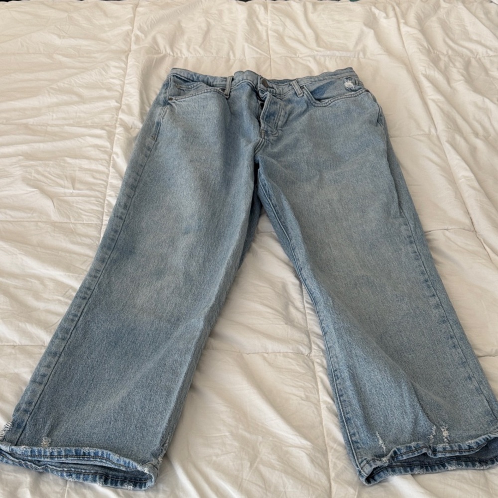 a.n.a Highest-Rise Straight Jeans